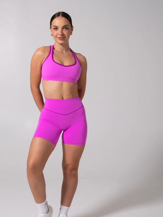 Buffbunny Collection Pants - Buff Bunny High-Waist Pink Women's Shorts